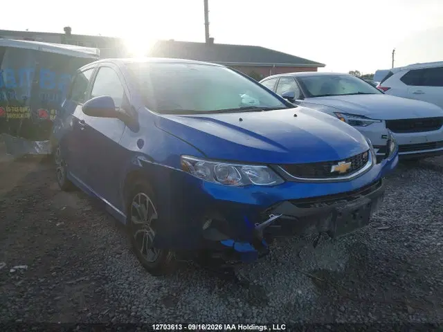 1G1JD6SB8H4105148 — 2017 Chevrolet Sonic LT, Передняя часть, фото до ремонта
