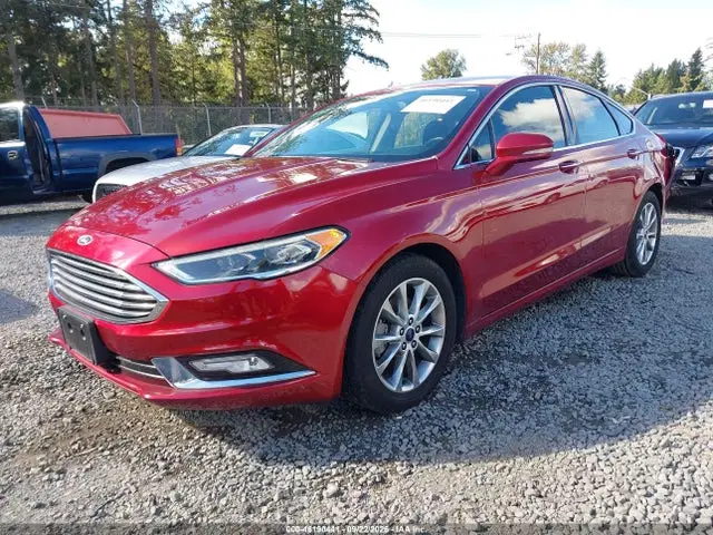 2017 Ford FUSION SE VIN 3FA6P0HD6HR366981 фото 2