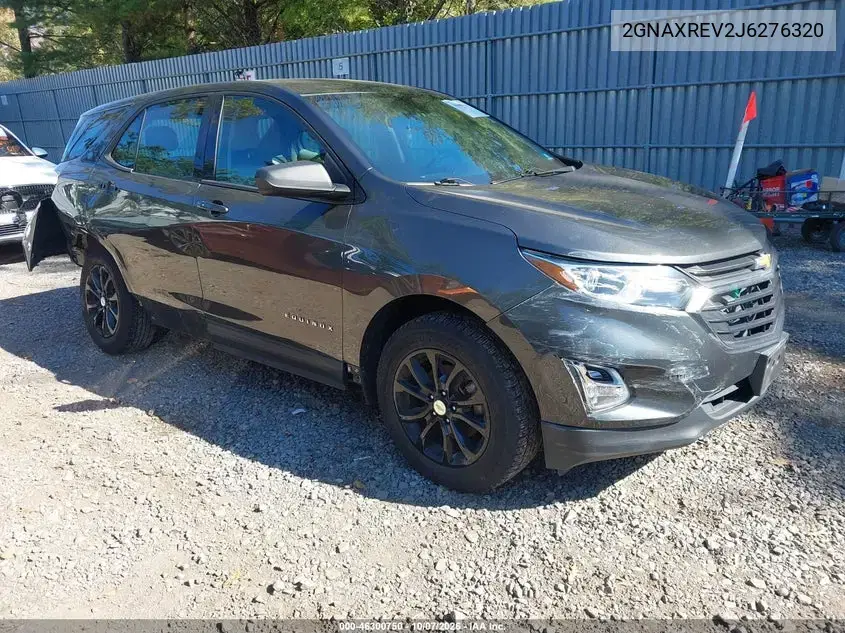 2018 Chevrolet Equinox Ls VIN 2GNAXREV2J6276320 фото 2