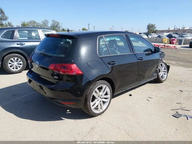 2015 Volkswagen Golf Tdi Sel 4-door VIN 3VW2A7AU3FM060096 фото 4