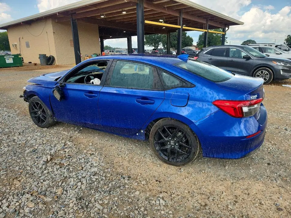 2022 HONDA CIVIC VIN 2HGFE2F59NH546956 фото 2