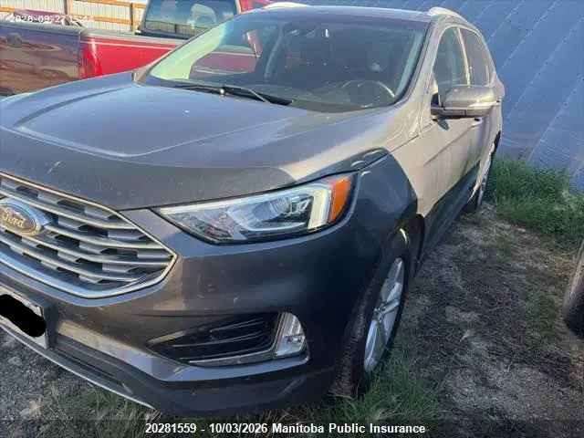 2019 Ford EDGE SEL VIN 2FMPK4J93KBC53632 фото 2