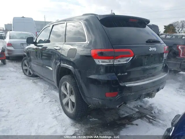 2014 Jeep Grand Cherokee Overland VIN 1C4RJFCG9EC418871 фото 3