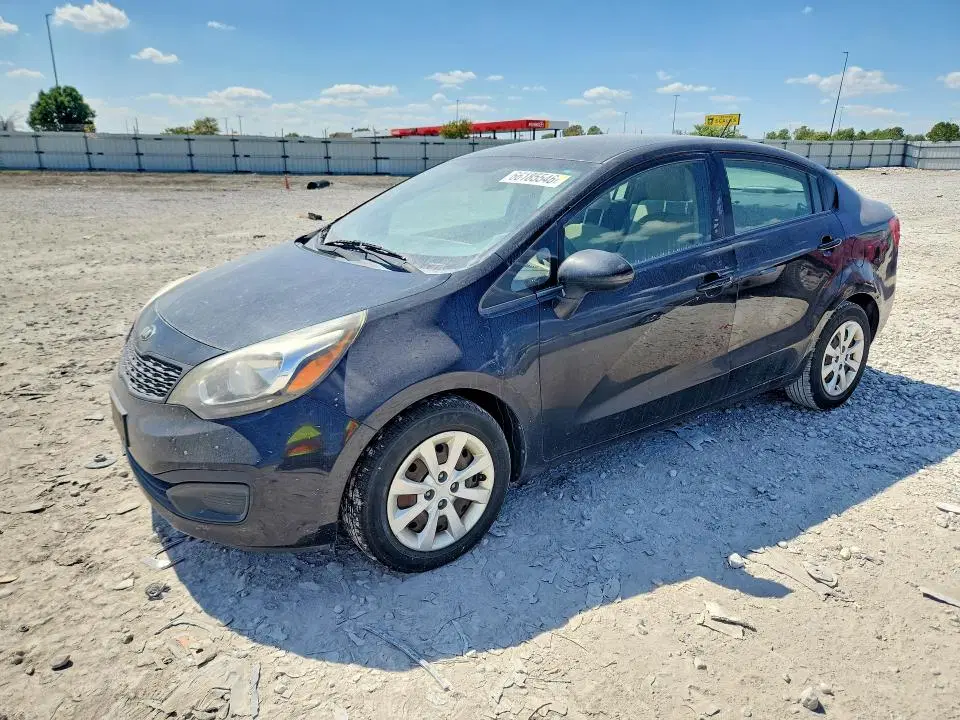 2013 KIA RIO VIN KNADM4A33D6134278 фото 2