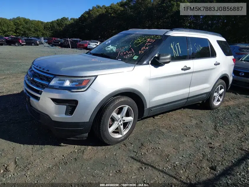 2018 Ford Explorer VIN 1FM5K7B83JGB56887 фото 2