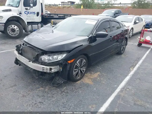 2018 Honda Civic Ex-t VIN JHMFC1F35JX021507 фото 2