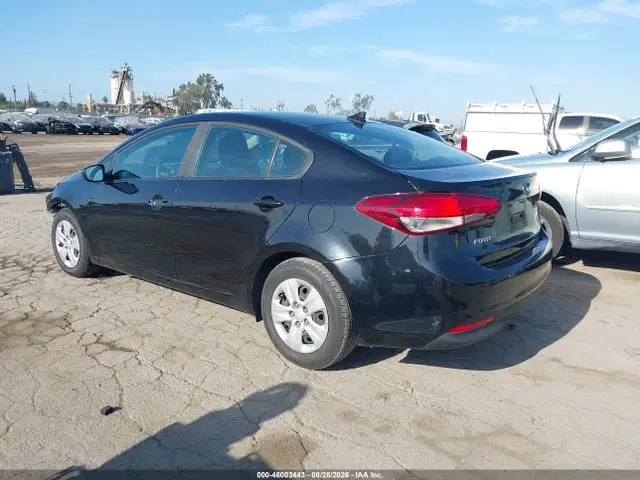 2017 KIA FORTE LX VIN 3KPFK4A70HE039360 фото 3