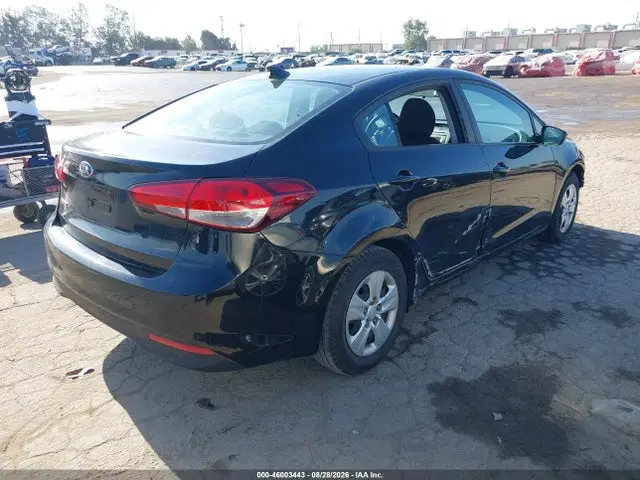 2017 KIA FORTE LX VIN 3KPFK4A70HE039360 фото 4