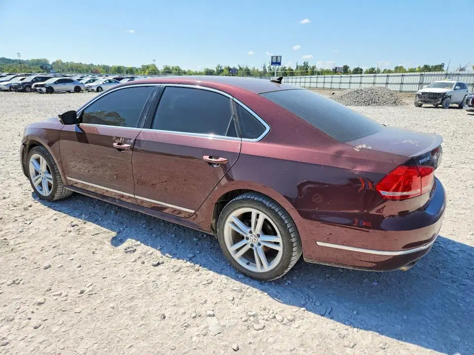 2013 VOLKSWAGEN PASSAT VIN 1VWCN7A35DC141146 фото 2