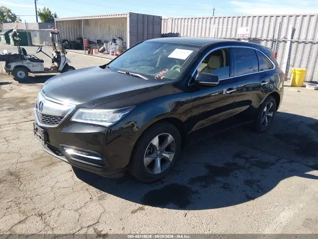 2014 Acura Mdx 3.5l (a6) VIN 5FRYD4H20EB039926 фото 2