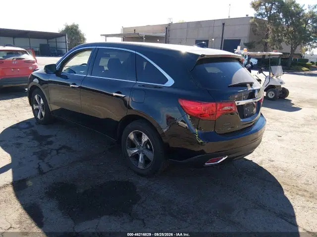 2014 Acura Mdx 3.5l (a6) VIN 5FRYD4H20EB039926 фото 3