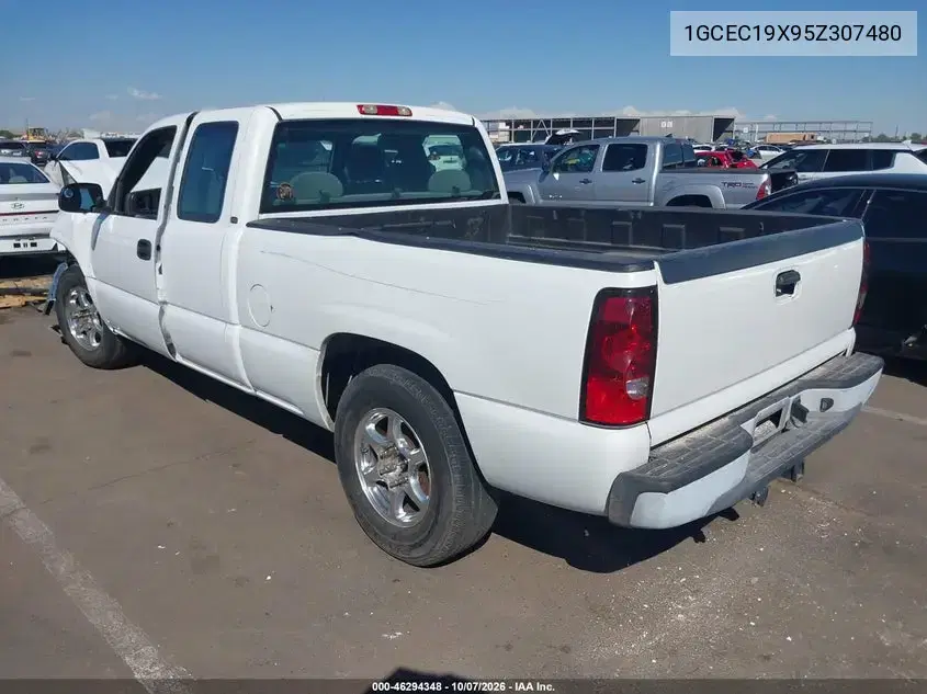 2005 Chevrolet Silverado 1500 Work Truck VIN 1GCEC19X95Z307480 фото 3