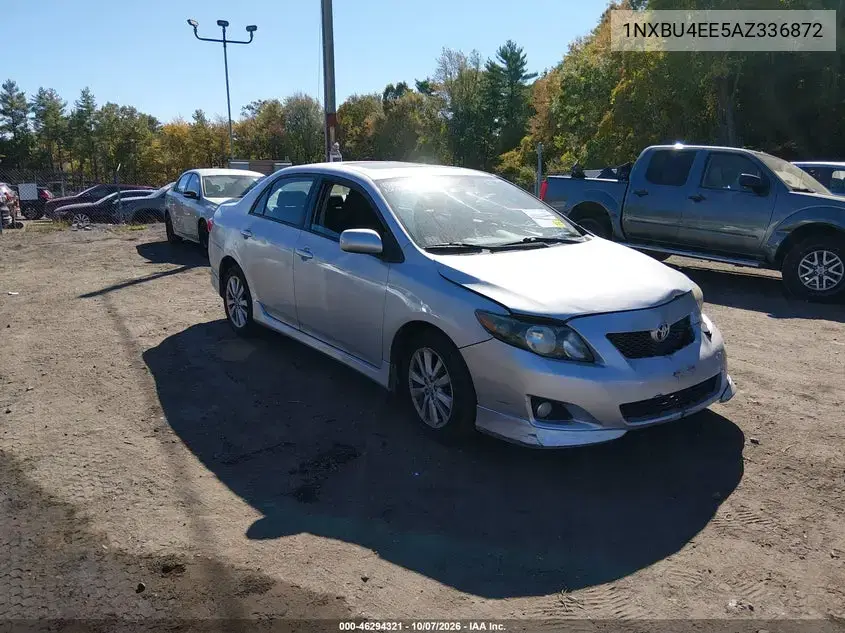 2010 Toyota Corolla S VIN 1NXBU4EE5AZ336872 фото 2