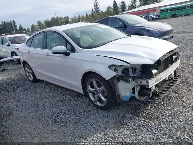 3FA6P0G77GR216632 — 2016 Ford Fusion S, Передняя часть, фото до ремонта