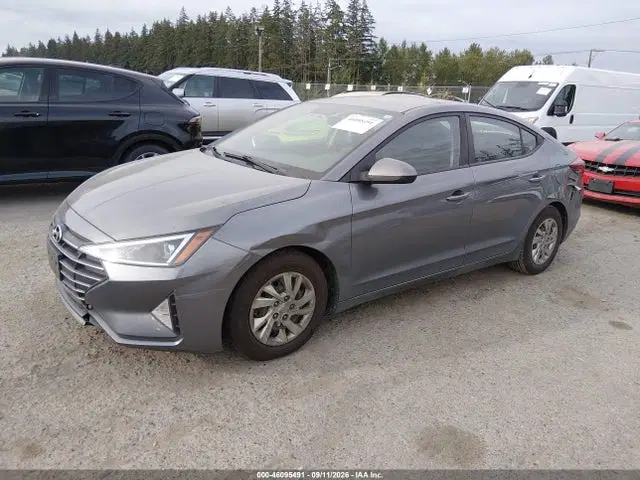 2019 Hyundai ELANTRA SE VIN 5NPD74LF9KH463751 фото 2