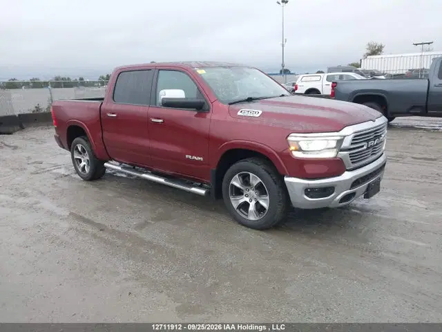1C6SRFJT8KN584705 — 2019 RAM 1500 Laramie, Задняя часть, фото до ремонта