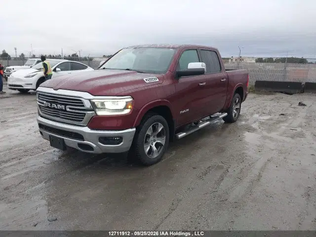 2019 RAM 1500 Laramie VIN 1C6SRFJT8KN584705 фото 2