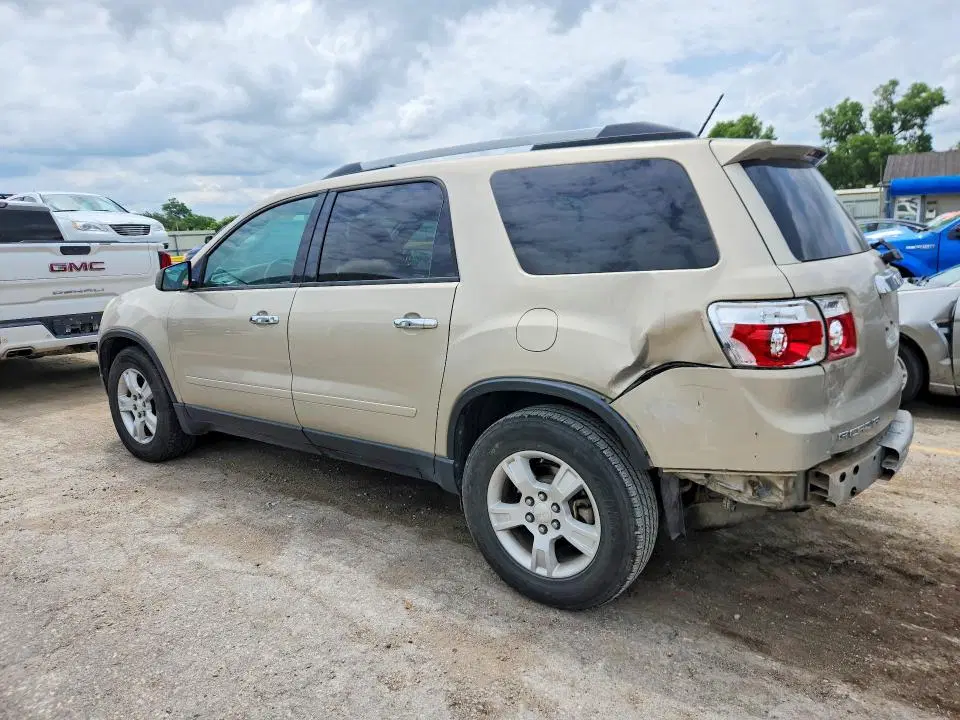 2010 GMC ACADIA VIN 1GKLVLED9AJ214156 фото 2