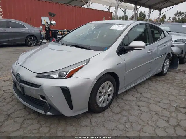 2020 Toyota Prius Le VIN JTDKARFU6L3121722 фото 2