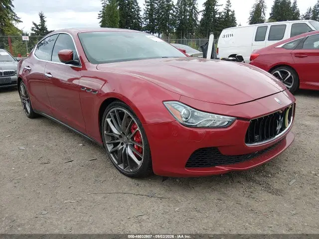 ZAM57RTAXF1143143 — 2015 Maserati Ghibli S Q4, Front & Rear, фото до ремонта