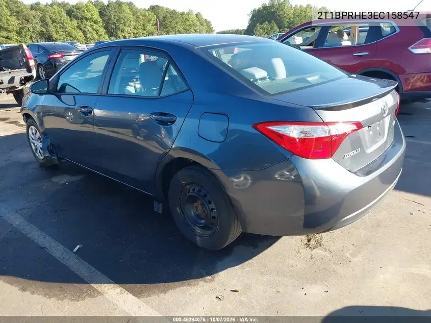 2014 Toyota Corolla Le Eco VIN 2T1BPRHE3EC158547 фото 4