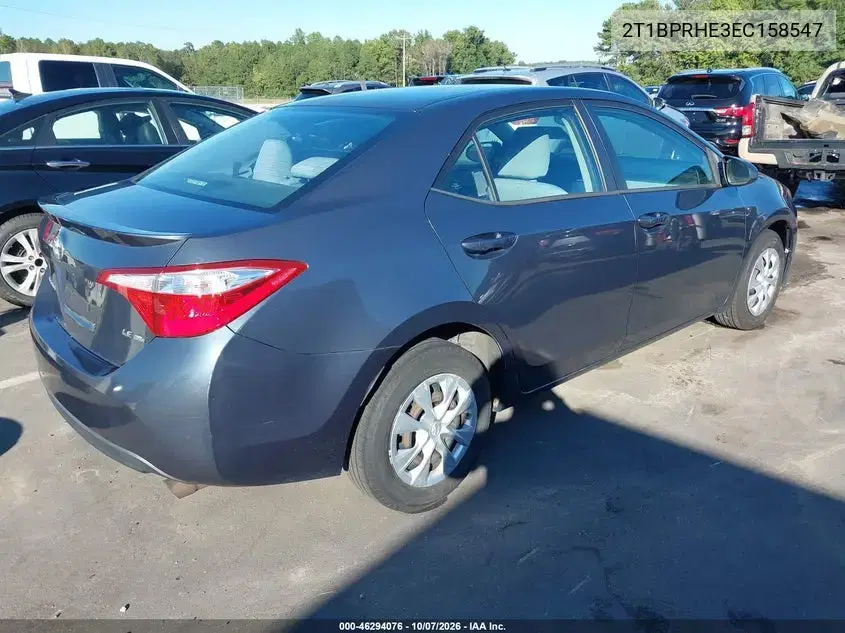 2014 Toyota Corolla Le Eco VIN 2T1BPRHE3EC158547 фото 5