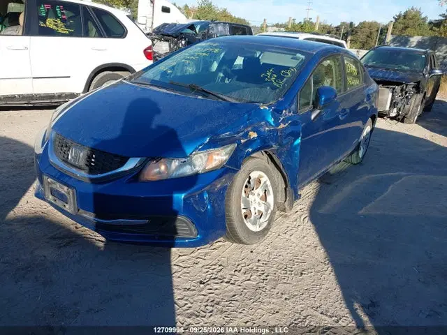 2015 Honda Civic Lx VIN 2HGFB2F40FH002444 фото 2