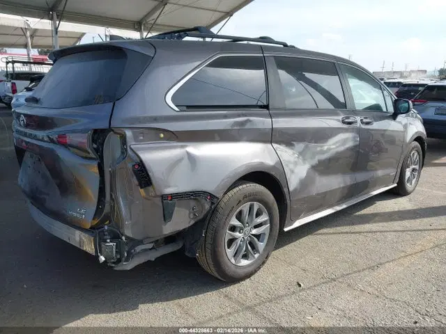 2021 Toyota SIENNA LE VIN 5TDBRKEC0MS073840 фото 4