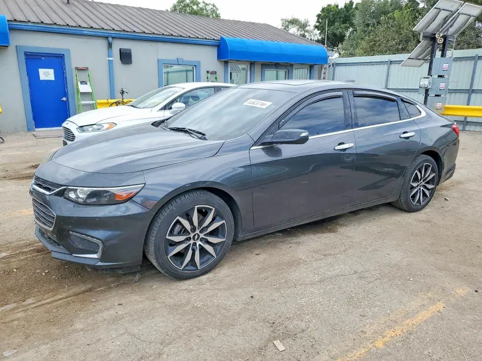 1G1ZE5ST6GF187161 — 2016 Chevrolet Malibu, Передняя часть, фото до ремонта