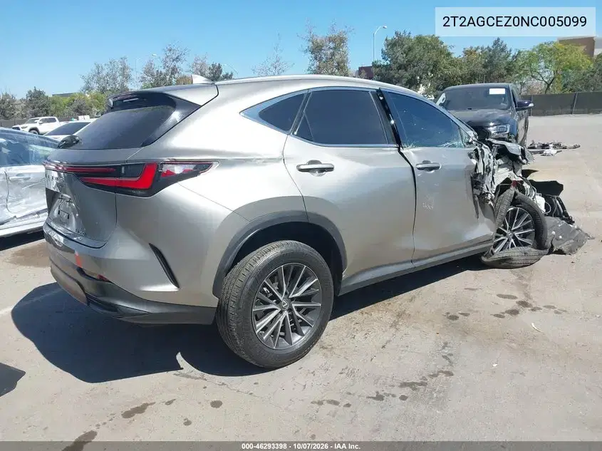 2022 Lexus Nx 350 VIN 2T2AGCEZ0NC005099 фото 4
