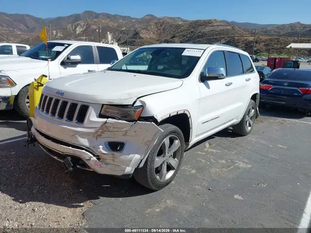2014 Jeep Grand Cherokee Overland VIN 1C4RJFCG6EC302754 фото 2