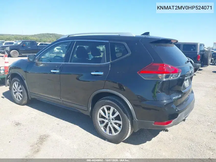 2017 Nissan Rogue Sv VIN KNMAT2MV0HP524071 фото 4