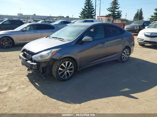 2017 Hyundai ACCENT SE VIN KMHCT4AE6HU183281 фото 2