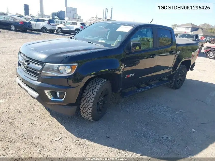 2019 Chevrolet Colorado Z71 VIN 1GCGTDEN0K1296426 фото 3