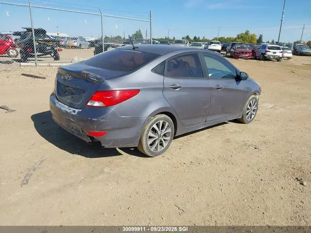 2017 Hyundai ACCENT SE VIN KMHCT4AE6HU183281 фото 4