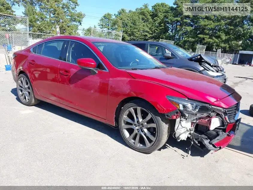 JM1GL1W58H1144125 — 2017 Mazda 6, Передняя часть, фото до ремонта