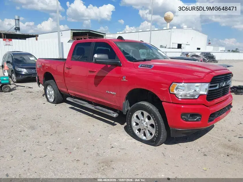 3C6UR5DL9MG648471 — 2021 RAM 2500, Левая сторона, фото до ремонта