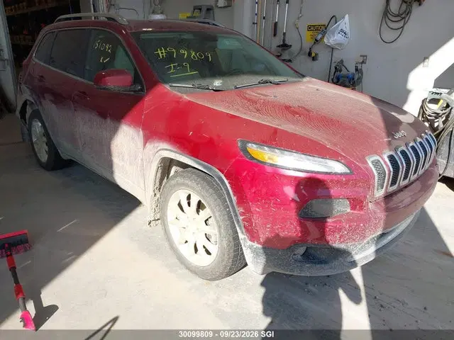1C4PJMDS2HW523706 — 2017 Jeep Cherokee Limited, Задняя часть, фото до ремонта