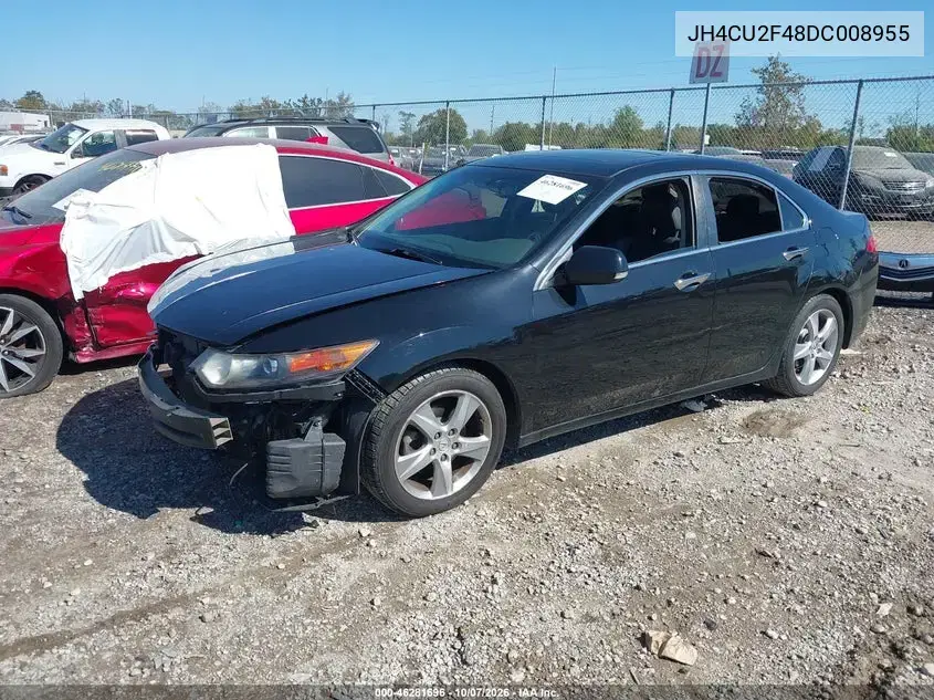 2013 Acura Tsx 2.4 VIN JH4CU2F48DC008955 фото 3