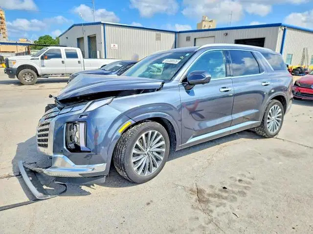 KM8R74GEXRU723710 — 2024 Hyundai Palisade, передняя часть, фото до ремонта