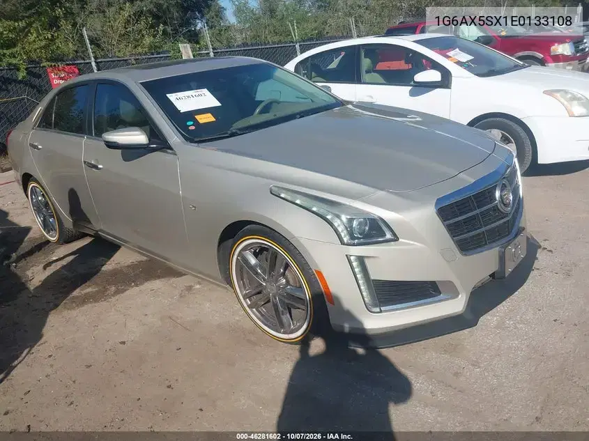 1G6AX5SX1E0133108 — 2014 Cadillac CTS, Сзади слева, фото до ремонта
