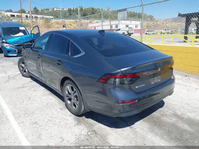 2024 Honda ACCORD EX VIN 1HGCY1F37RA050593 фото 3