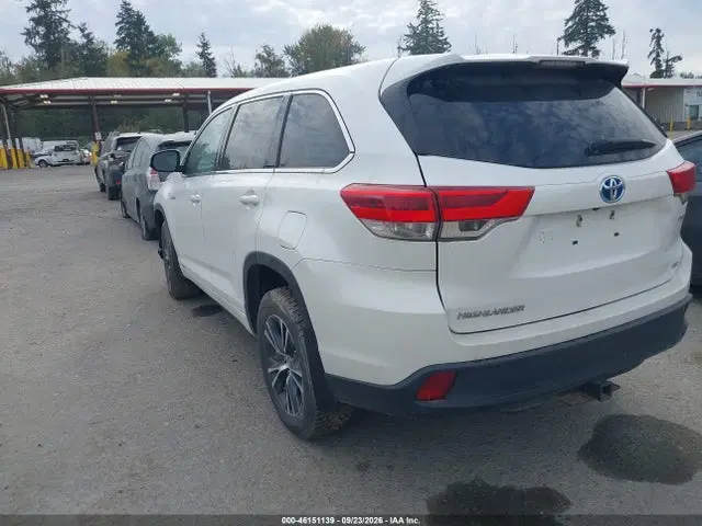 2017 Toyota Highlander Hybrid Le VIN 5TDBGRFH5HS024406 фото 3