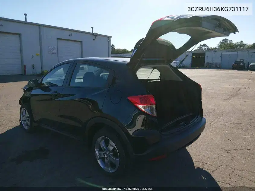 2019 Honda Hr-V Lx VIN 3CZRU6H36KG731117 фото 4