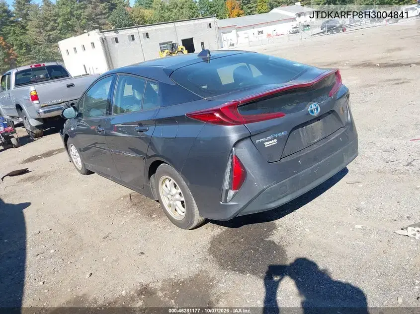 2017 Toyota Prius Prime Advanced VIN JTDKARFP8H3004841 фото 4