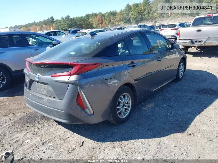 2017 Toyota Prius Prime Advanced VIN JTDKARFP8H3004841 фото 5
