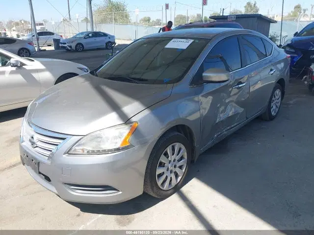 2014 Nissan SENTRA SV VIN 3N1AB7AP3EY288552 фото 2