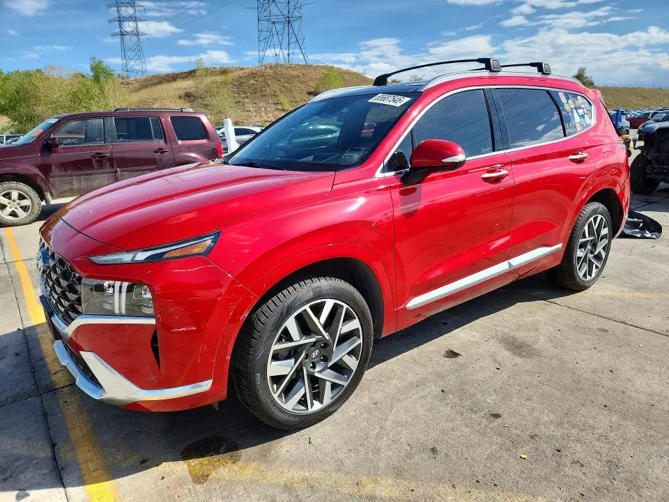 5NMS5DAL2PH528899 — 2023 Hyundai Santa FE, задняя часть, фото до ремонта