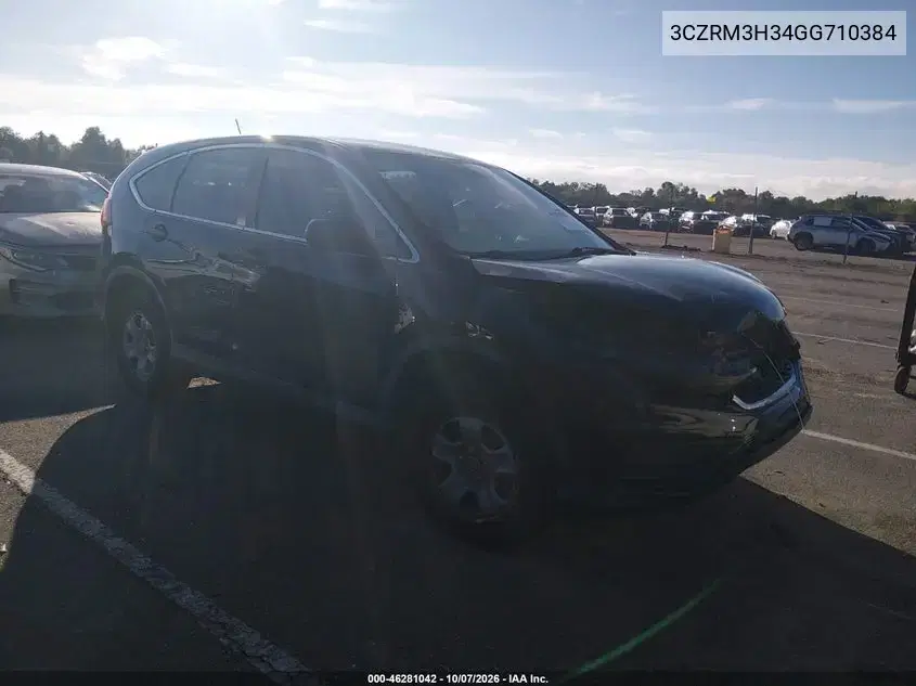 2016 Honda Cr-V Lx VIN 3CZRM3H34GG710384 фото 2