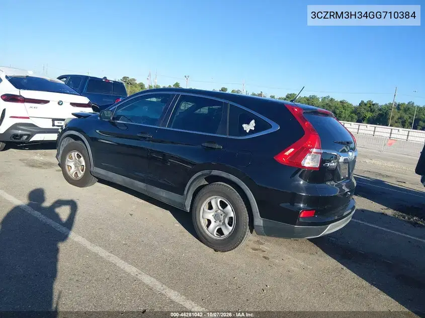 2016 Honda Cr-V Lx VIN 3CZRM3H34GG710384 фото 4